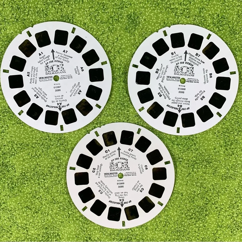 View-Master Mickey Mouse with Lion King, 101 Dalmatians, Toy Story Reels